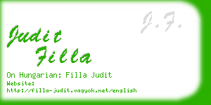judit filla business card